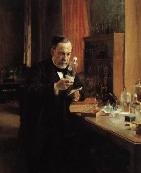 Albert Edelfelt : Portrait of Louis Pasteur